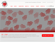 Tablet Screenshot of cardiackidsfl.com